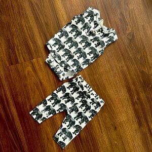 Kate Quinn Boho chic elephant print matching set